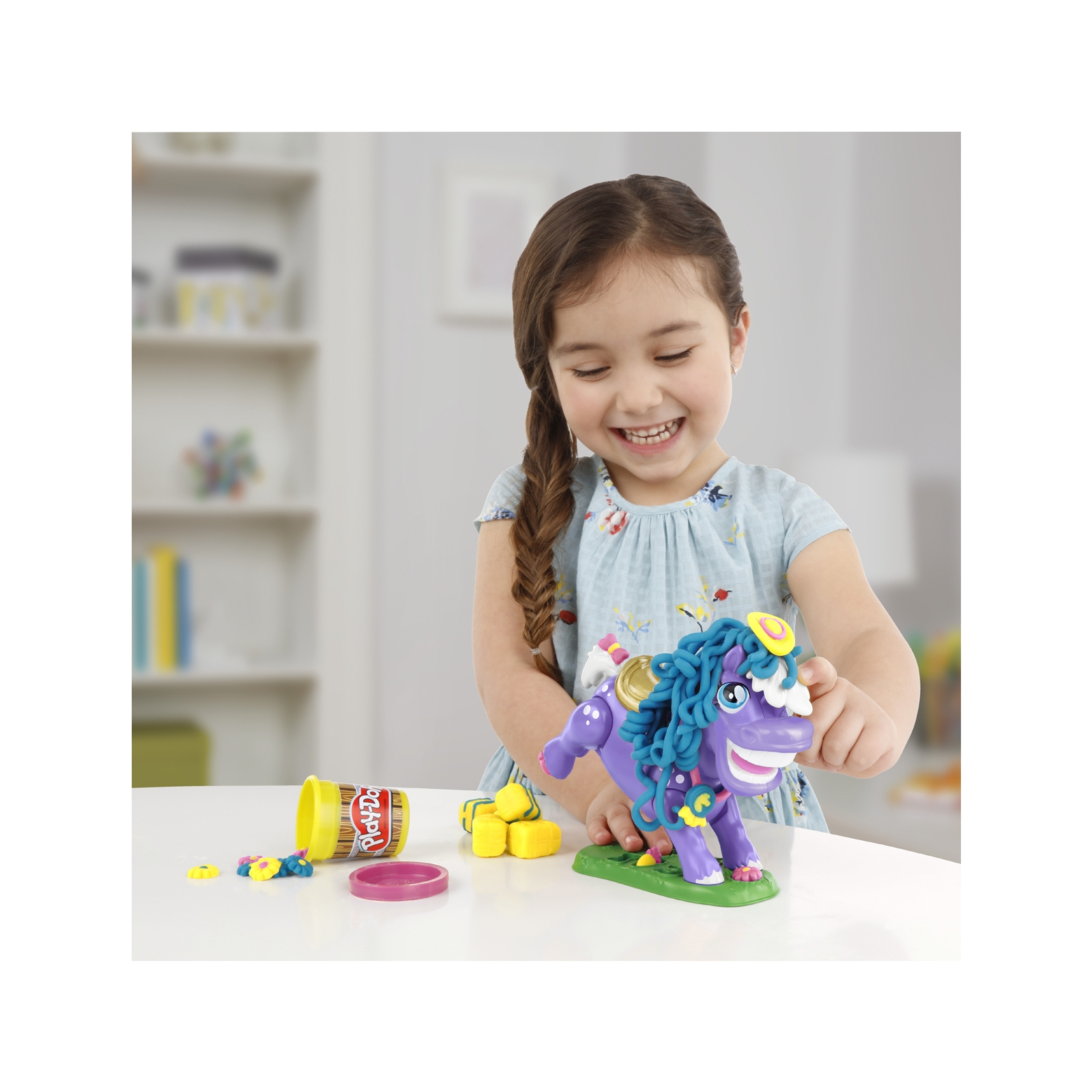 Набор для творчества Hasbro Play-Doh Пони-трюкач (E6726) изображение 8