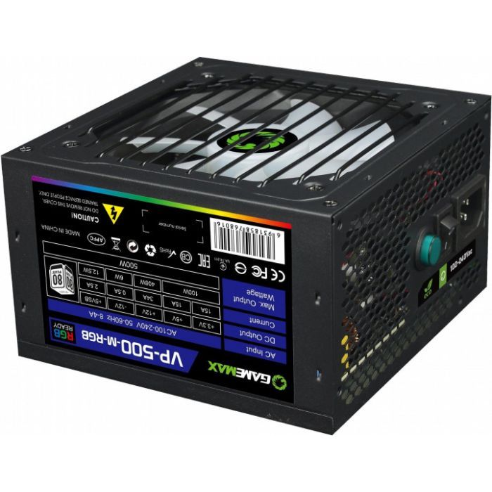 Блок питания Gamemax 500W (VP-500-M-RGB) изображение 3