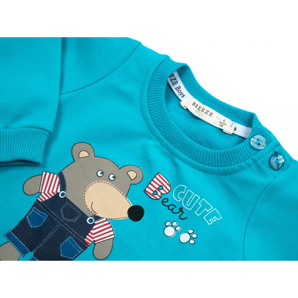 Набор детской одежды Breeze с мишкой (14675-92B-blue) изображение 4