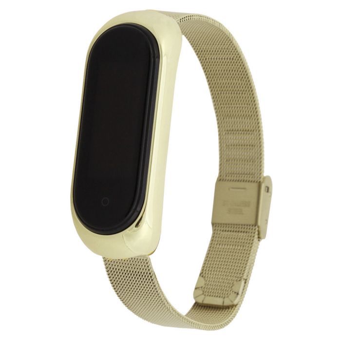 Ремешок для фитнес браслета BeCover Metal для Xiaomi Mi Smart Band 5 Gold (705148) изображение 2