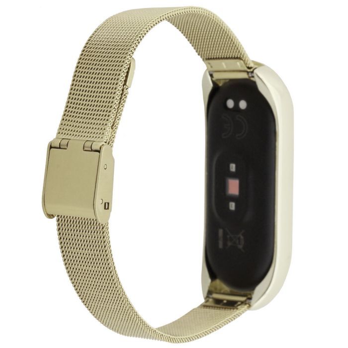 Ремешок для фитнес браслета BeCover Metal для Xiaomi Mi Smart Band 5 Gold (705148) изображение 3