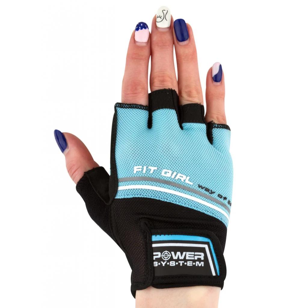 Перчатки для фитнеса Power System Fit Girl Evo PS-2920 S Blue (PS_2920_S_Blue) изображение 2