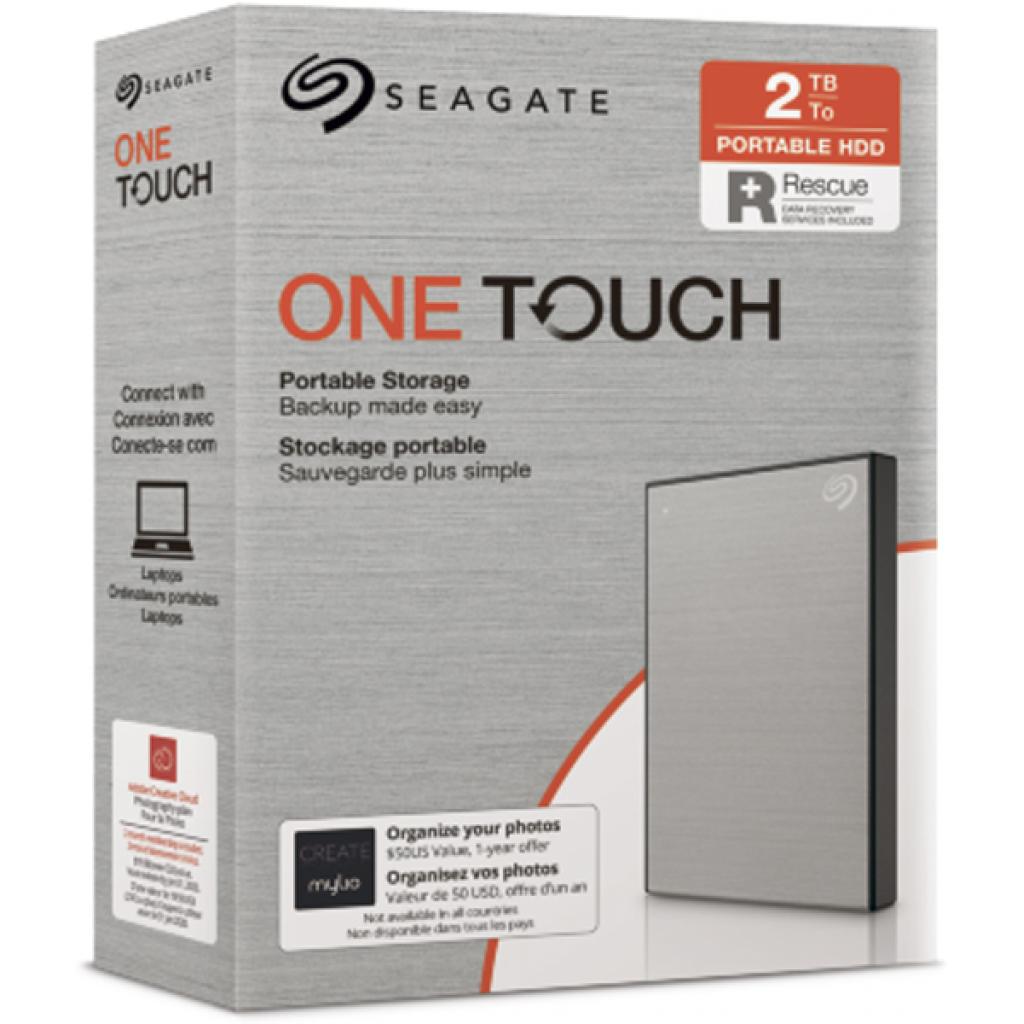 Внешний жесткий диск 2.5" 2TB One Touch USB 3.2 Seagate (STKB2000401) изображение 8