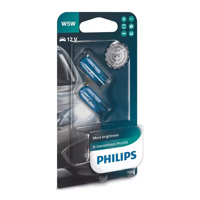 Автолампа Philips 5W (12961XVPB2) изображение 2