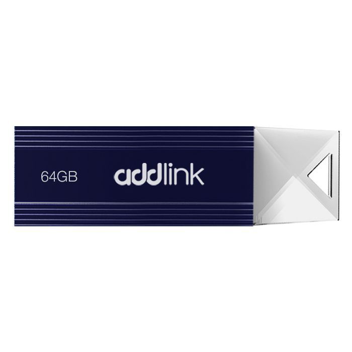 USB флеш накопичувач AddLink 64GB U12 Dark Blue USB 2.0 (ad64GBU12D2)