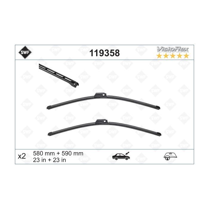 Щетка стеклоочистителя SWF 119358