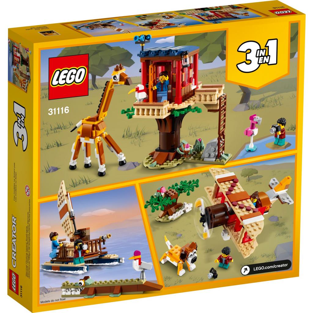 Конструктор LEGO Creator Будиночок на дереві для сафарі (31116) зображення 11