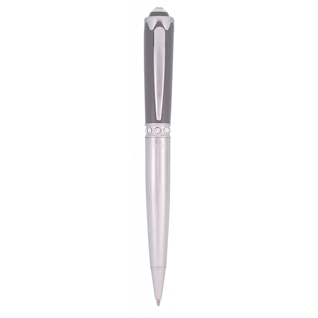 Ручка шариковая Langres набор ручка + крючок для сумки Crystal Серый (LS.122028-09) изображение 2