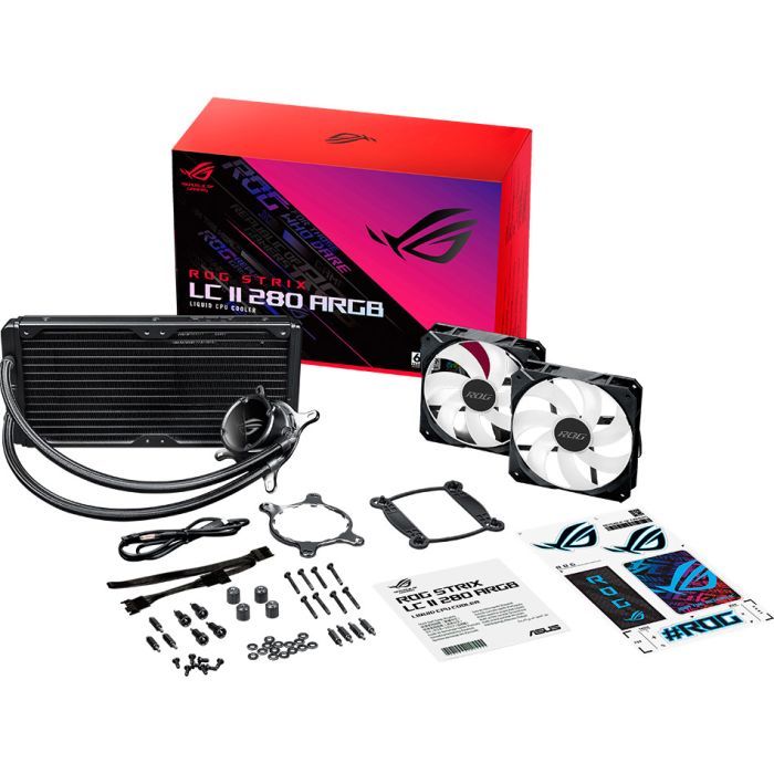Система жидкостного охлаждения ASUS ROG-STRIX-LC-II-280 ARGB изображение 9