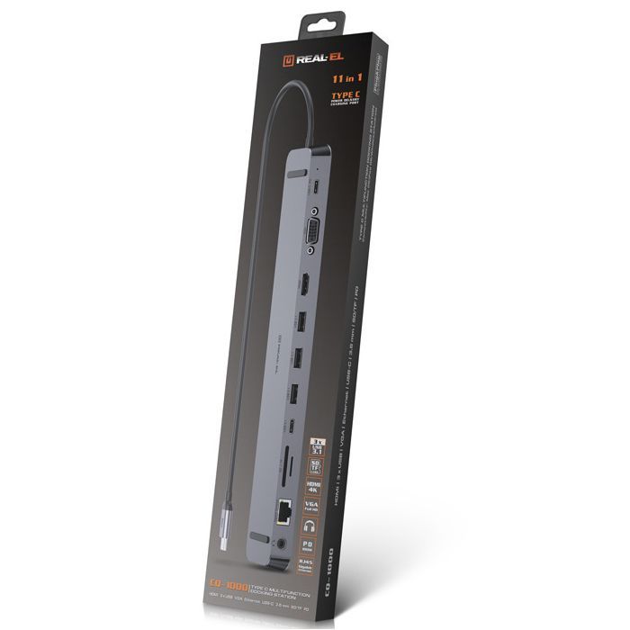Концентратор REAL-EL CQ-1000, space grey (EL123110005) зображення 8