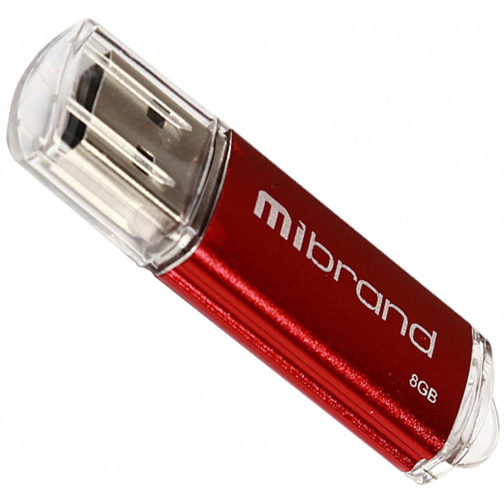 USB флеш накопитель Mibrand 8GB Cougar Silver USB 2.0 (MI2.0/CU8P1S)