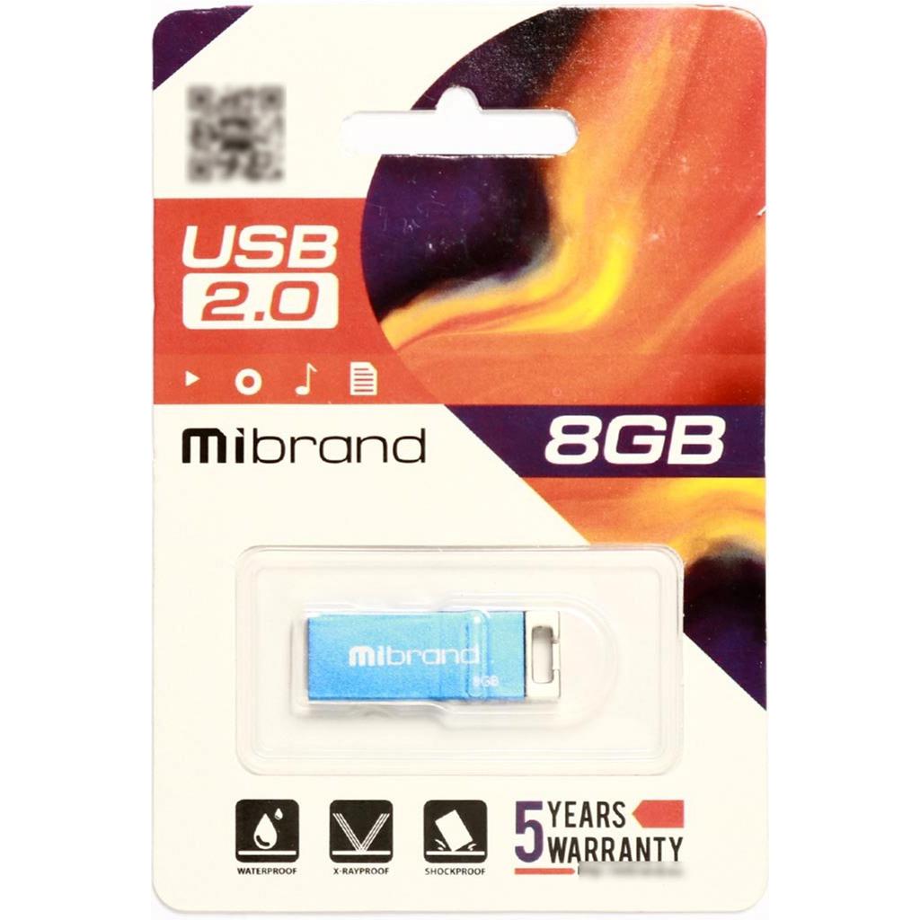 USB флеш накопитель Mibrand 4GB Сhameleon Blue USB 2.0 (MI2.0/CH4U6U) изображение 2