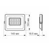 Прожектор Videx LED  20W 5000K 220V (VL-F2e-205W) изображение 4