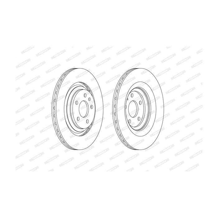 Тормозной диск FERODO DDF2546C