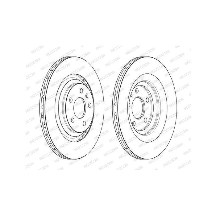 Тормозной диск FERODO DDF2546C изображение 2