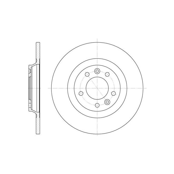 Тормозной диск REMSA 6690.00