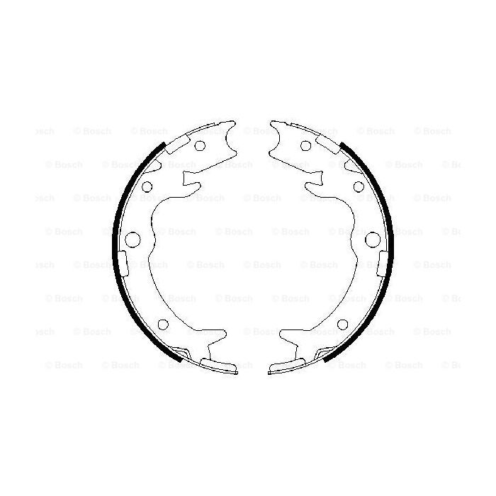 Гальмівні колодки Bosch 0 986 487 686 зображення 5