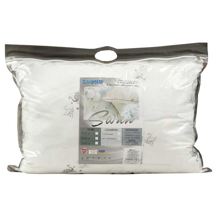 Подушка Руно из искусственного лебединого пуха Silver Swan 50х70 см (310.52_Silver Swan) изображение 4