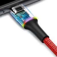 Дата кабель USB 2.0 AM to Lightning 1.0m 2.4A red Baseus (CALGH-B09) изображение 3