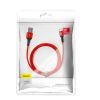 Дата кабель USB 2.0 AM to Lightning 1.0m 2.4A red Baseus (CALGH-B09) изображение 5