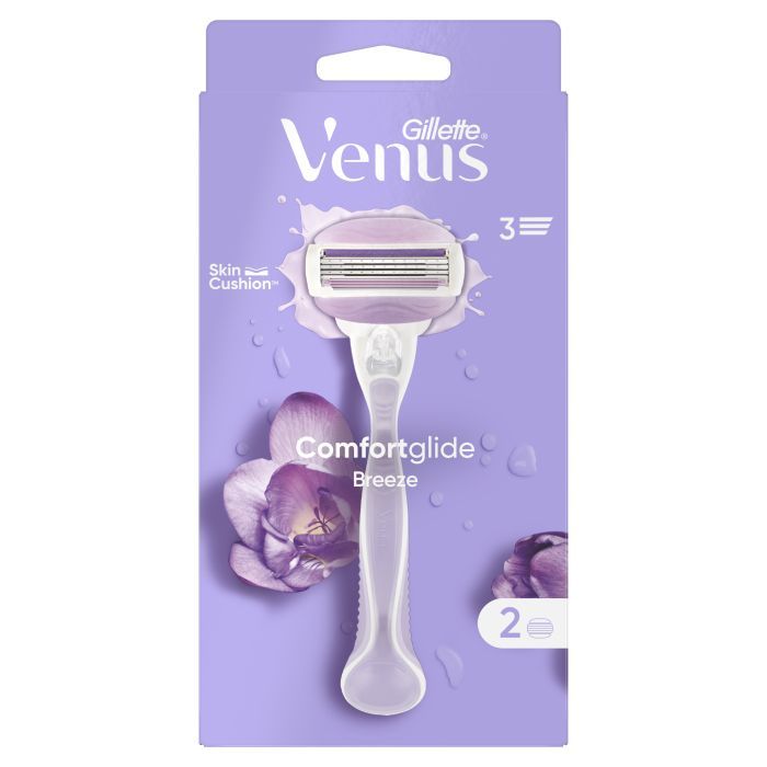 Бритва Gillette Venus ComfortGlide Breeze с 2 сменными картриджами (7702018886166) изображение 2