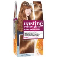 Краска для волос L'Oreal Paris Casting Creme Gloss 7304 - Пряная карамель 120 мл (3600522604426)