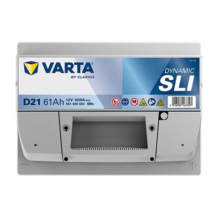 Аккумулятор автомобильный Varta Silver Dynamic 61Аh (561400060) изображение 2