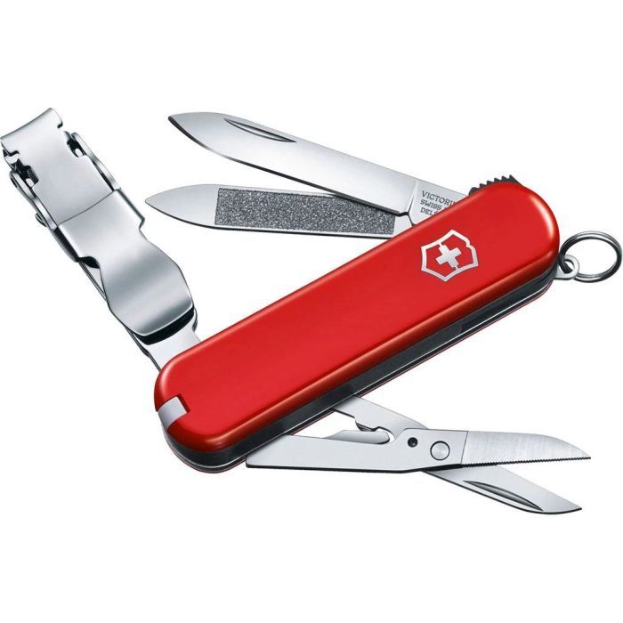 Нож Victorinox NailClip 580 Transparent Red (0.6463.T)