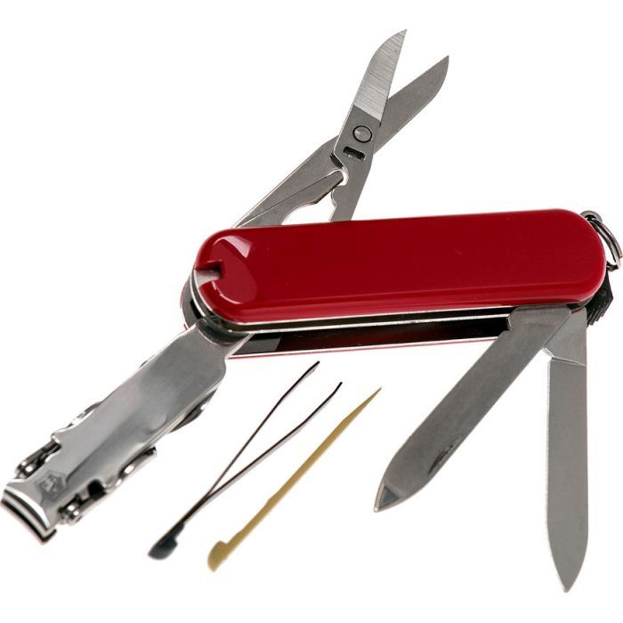 Нож Victorinox NailClip 580 Transparent Red (0.6463.T) изображение 2