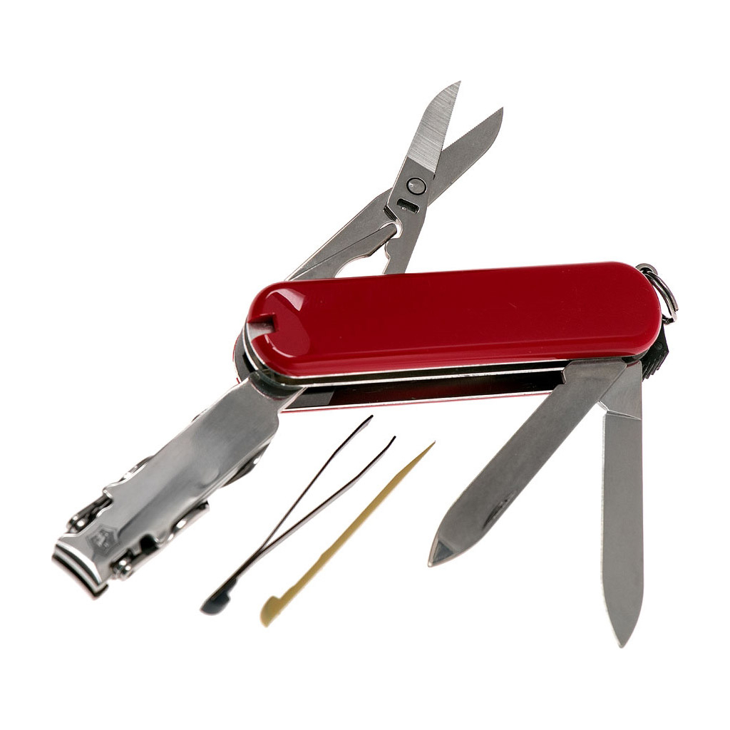 Нож Victorinox NailClip 580 Transparent Red (0.6463.T) изображение 2