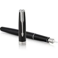 Ручка пір'яна Parker SONNET 17 Black Lacquer CT  FP F (86 115) зображення 3