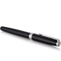 Ручка перьевая Parker SONNET 17 Black Lacquer CT  FP F (86 115) изображение 4