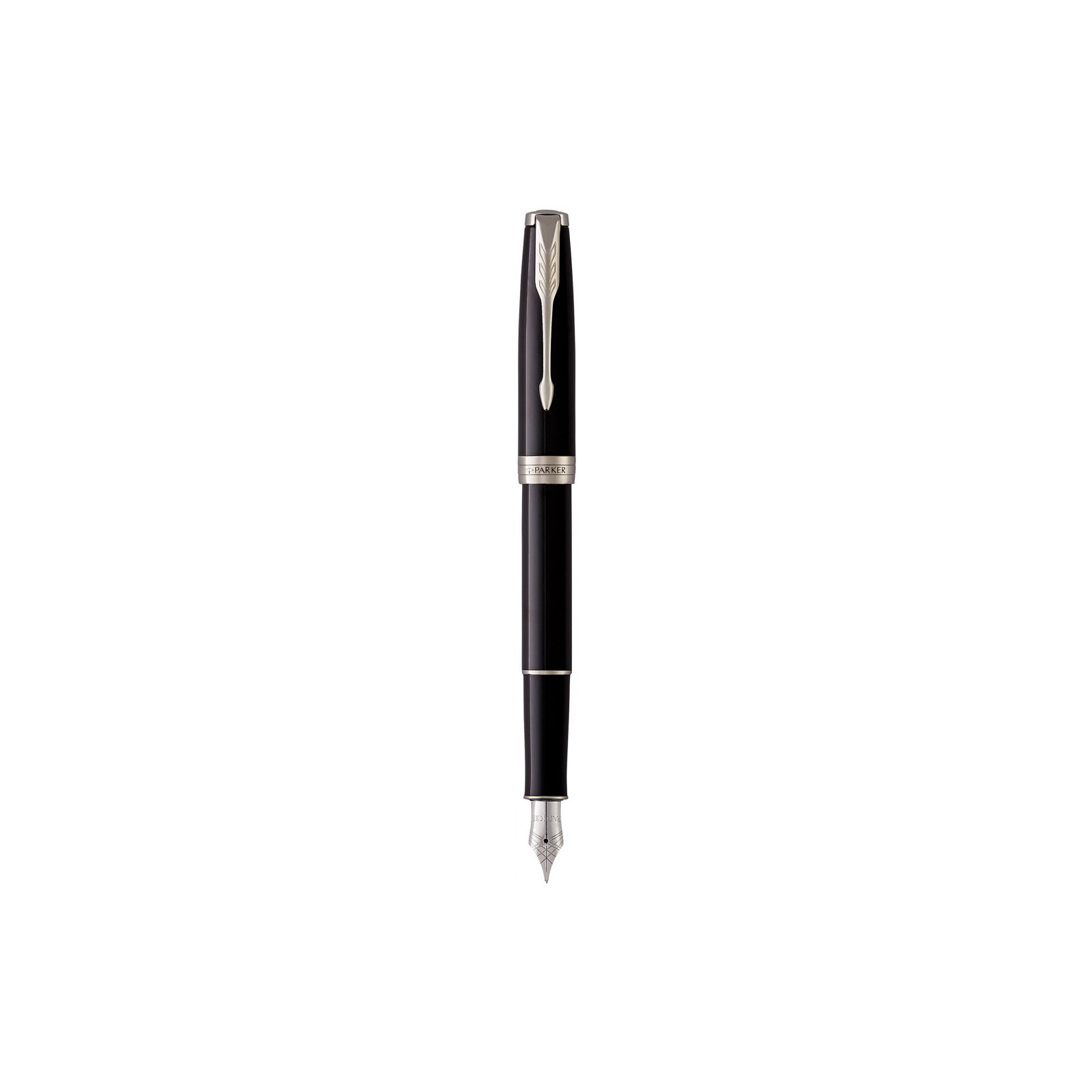 Ручка перьевая Parker SONNET 17 Black Lacquer CT  FP F (86 115)