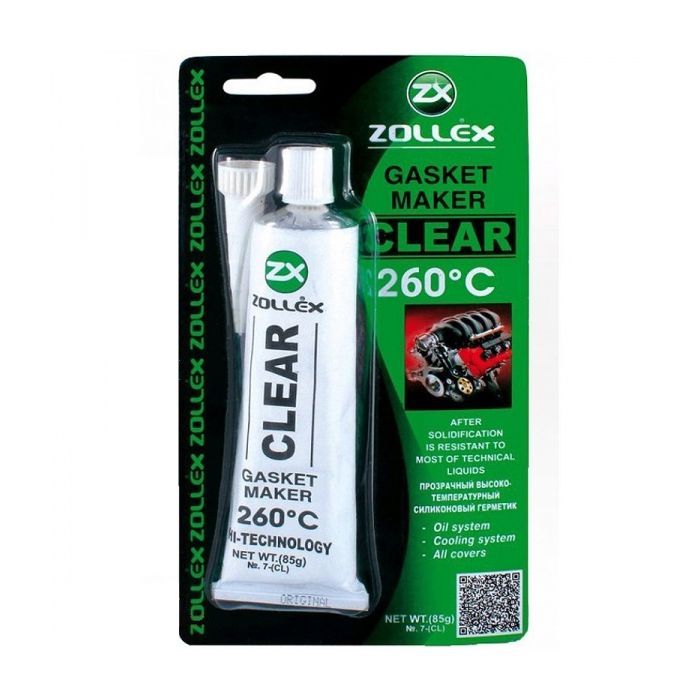 Герметик автомобільний Zollex CLEAR-85g (CLEAR-85gP)