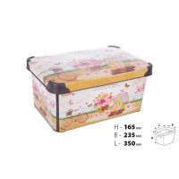 Контейнер для хранения Violet House 0647 Decor New Rose 10 л (0647 DECOR NEW ROSE с/кр. 10 л) изображение 2