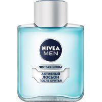 Лосьон после бритья Nivea Men Чистая кожа с цинком и салициловой кислотой 100 мл (4005900675415)