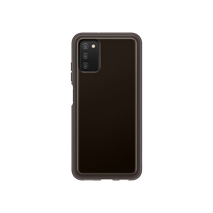 Чохол до мобільного телефона Samsung Soft Clear Cover Galaxy A03s (A037) Black (EF-QA037TBEGRU) зображення 2
