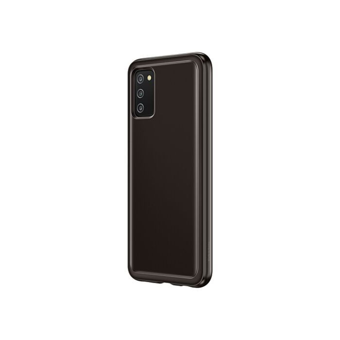 Чохол до мобільного телефона Samsung Soft Clear Cover Galaxy A03s (A037) Black (EF-QA037TBEGRU) зображення 3