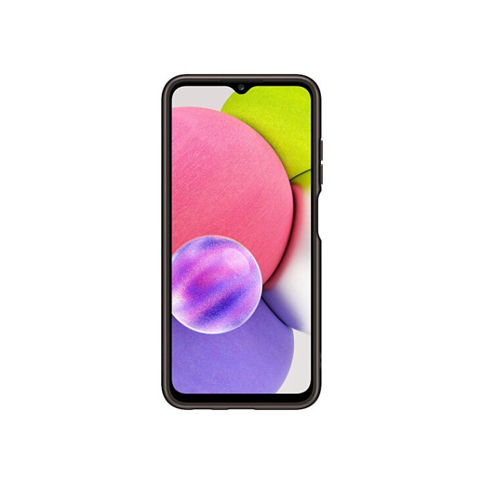 Чохол до мобільного телефона Samsung Soft Clear Cover Galaxy A03s (A037) Black (EF-QA037TBEGRU) зображення 6