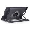Подставка для ноутбука Gembird до 17", 1x150 mm fan, black (NBS-1F17T-01) изображение 3