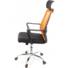 Офісне крісло Аклас Крокус CH TILT Чорний (Чорний Помаранчевий) (10047590) зображення 2