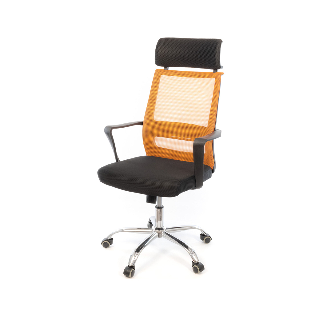 Офісне крісло Аклас Крокус CH TILT Чорний (Чорний Червоний) (10047592)