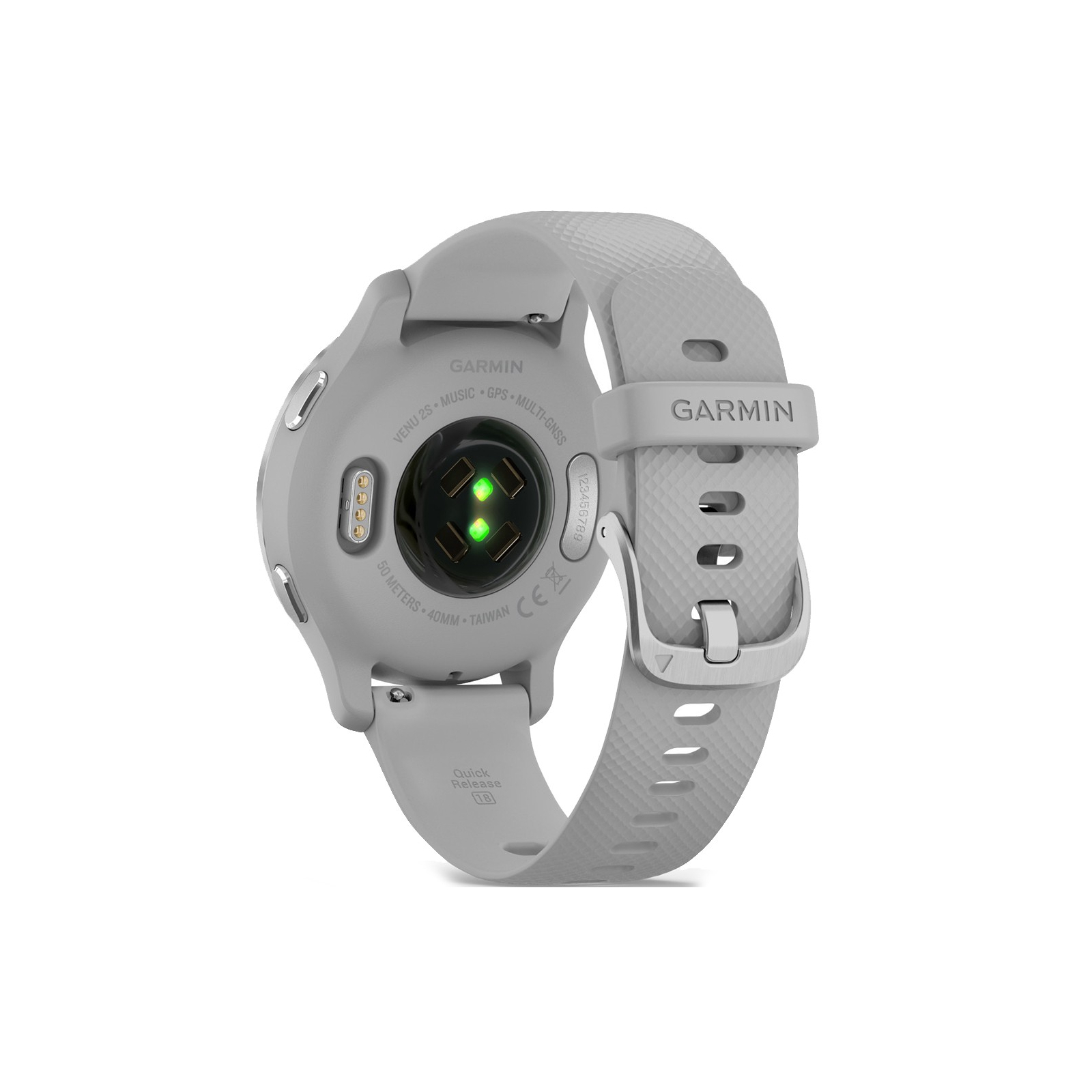 Смарт-годинник Garmin Venu 2S, Mist Grey + Passivated (010-02429-12) зображення 5