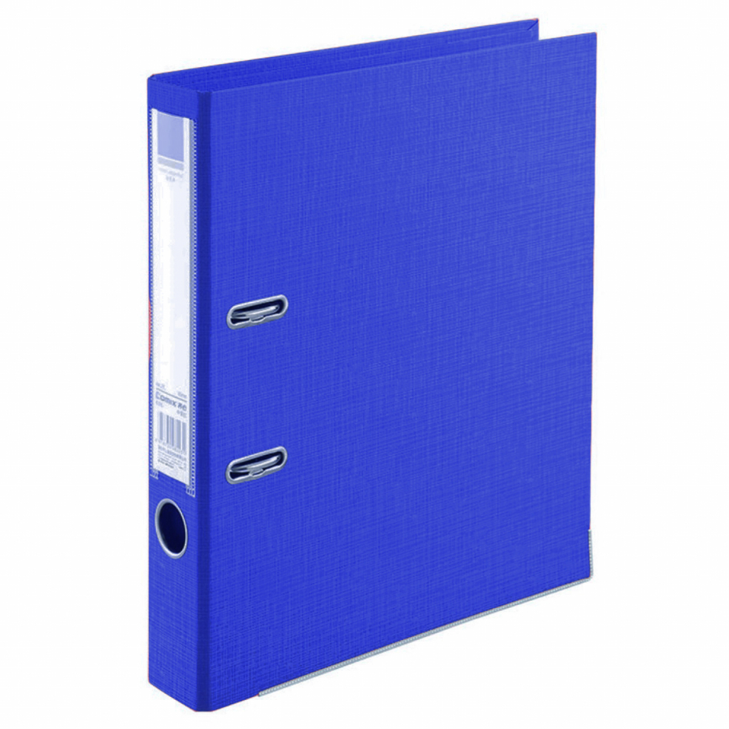 Папка - регистратор Comix А4, 70 мм, PP, двухсторонняя, голубой (FOLD-COM-A306-LBL)