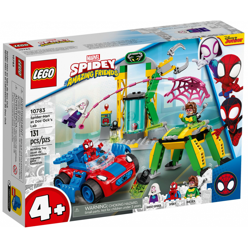 Конструктор LEGO Super Heroes Marvel Человек-Паук в лаборатории Доктора Осьми (10783)