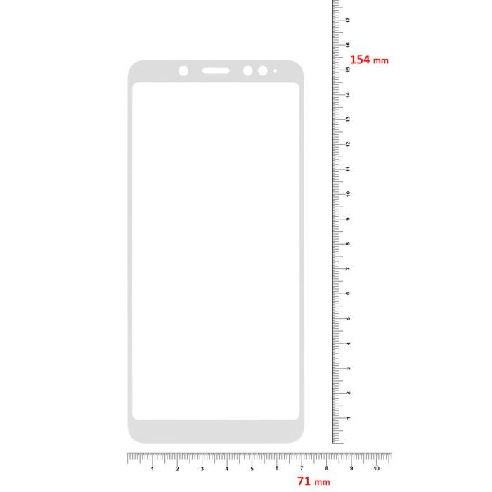 Скло захисне BeCover Xiaomi Redmi Note 5 White (702226) (702226) зображення 3