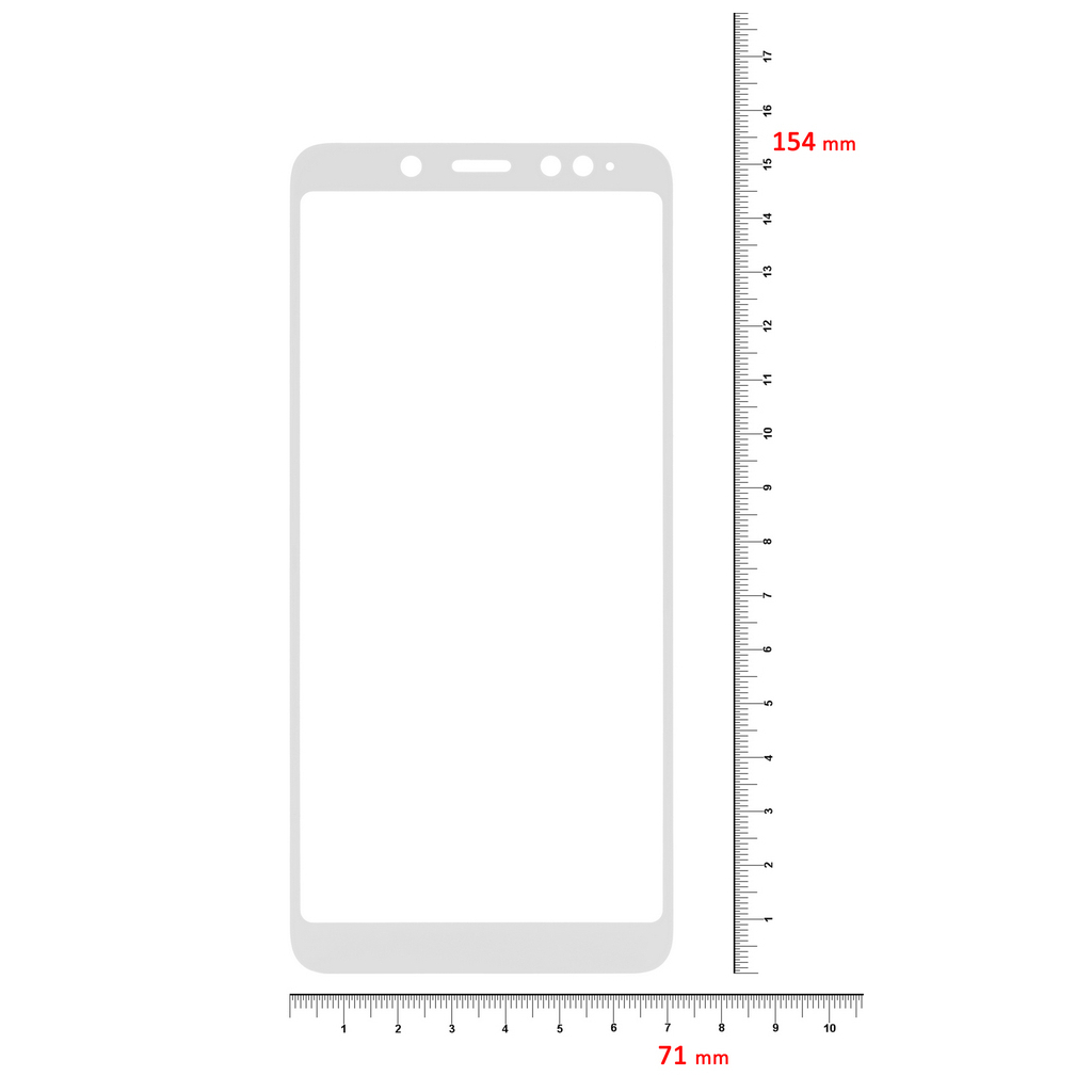 Стекло защитное BeCover Xiaomi Redmi Note 5 White (702226) (702226) изображение 3