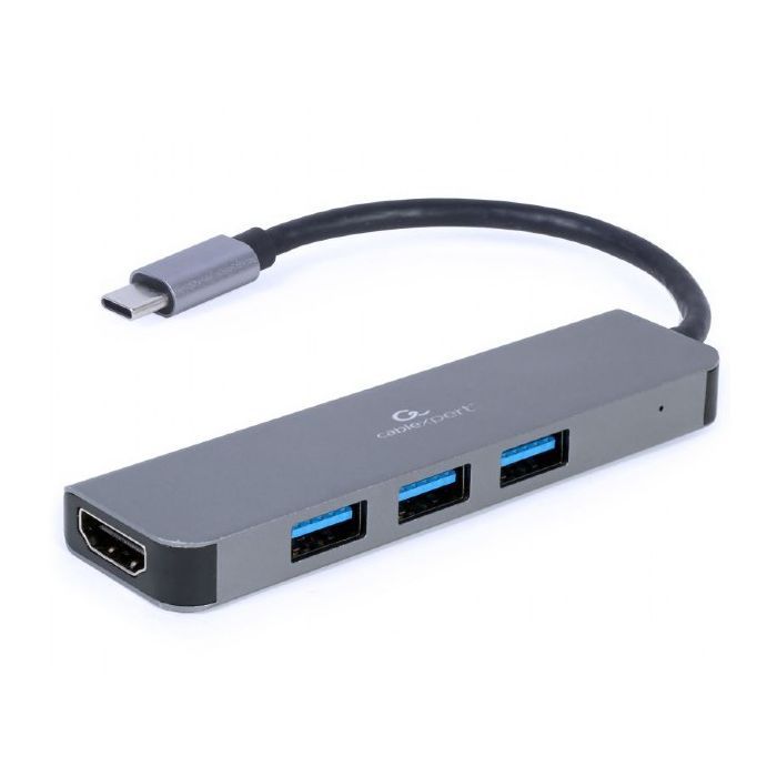 Концентратор Cablexpert USB-C 2-in-1 (A-CM-COMBO2-01)