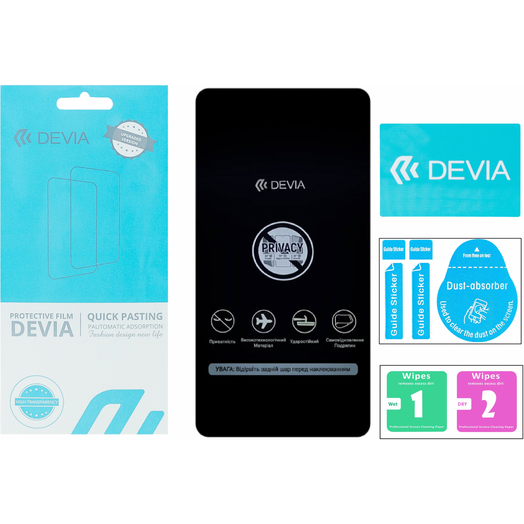 Плівка захисна Devia Privacy Apple Iphone 13/13 Pro (DV-IPN-13PRPRV)