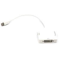 Фото - Кабель Power Plant Перехідник mini DisplayPort  to DisplayPort, HDMI, DVI 0.2 Po (Thunderbolt)